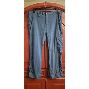 Prana 42 X 32 L Breathe Born Frm The Experience Hiking Convertible Pants Blue EU